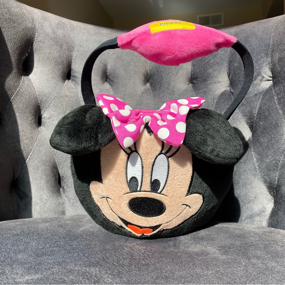 Minnie Mouse Flipeez basket - Halloween or Easter Squeeze Handle Ears Pop Up